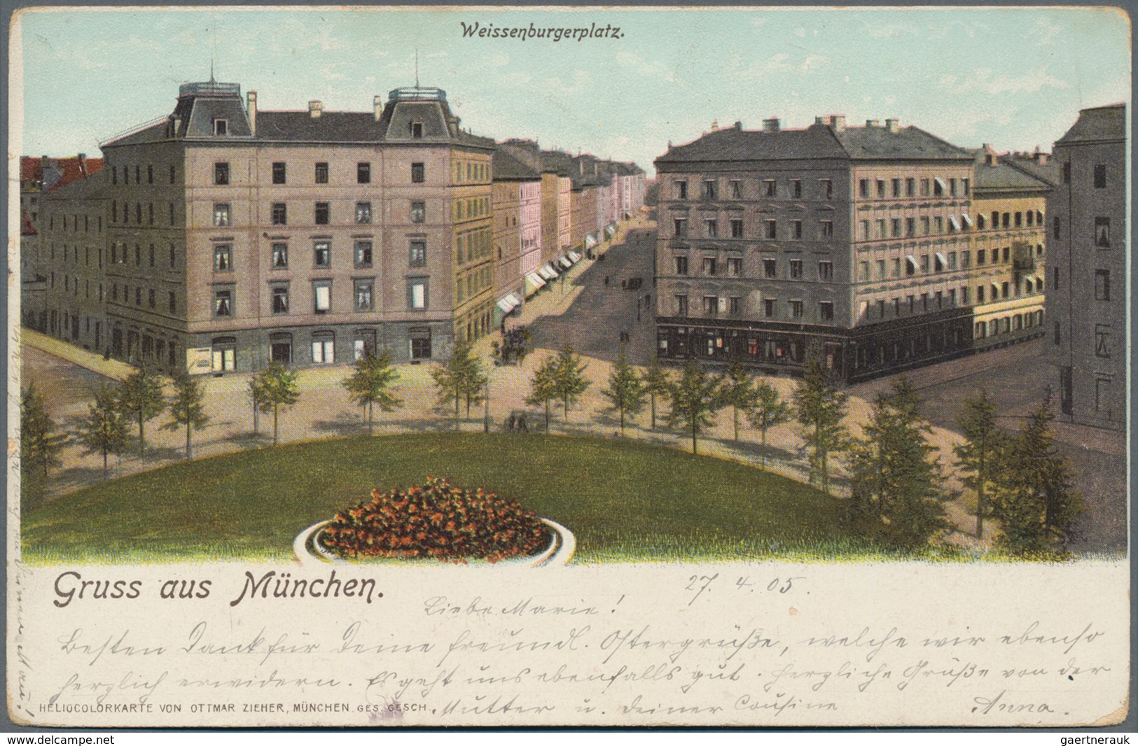 Ansichtskarten: Bayern: MÜNCHEN HAIDHAUSEN, Umfangreicher Bestand An Gut 160 Alten Ansichtskarten Ab - Other & Unclassified