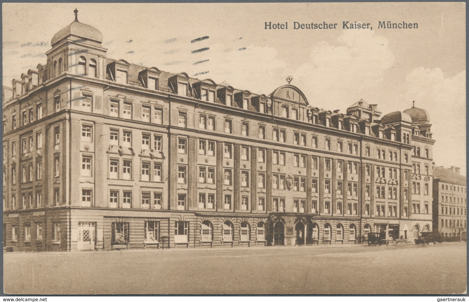 Ansichtskarten: Bayern: MÜNCHEN LUDWIGSVORSTADT HOTEL DEUTSCHER KAISER, Gut 80 Historische Ansichtsk - Sonstige & Ohne Zuordnung