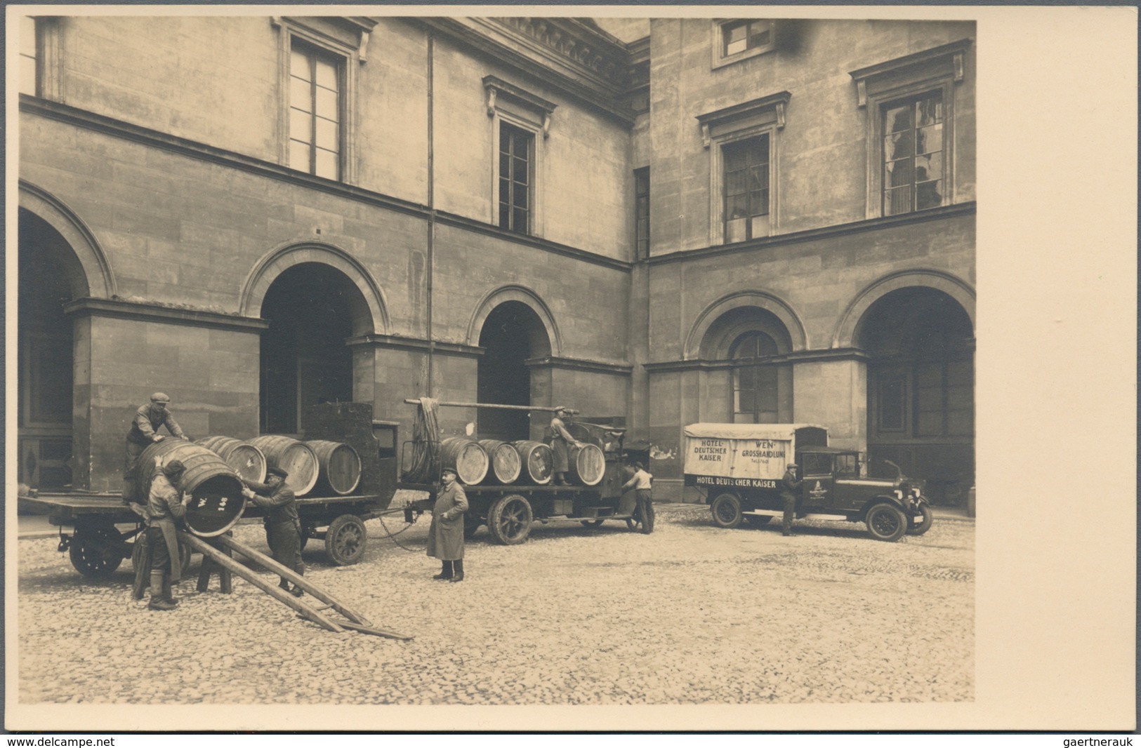 Ansichtskarten: Bayern: MÜNCHEN LUDWIGSVORSTADT HOTEL DEUTSCHER KAISER, Gut 80 Historische Ansichtsk - Other & Unclassified