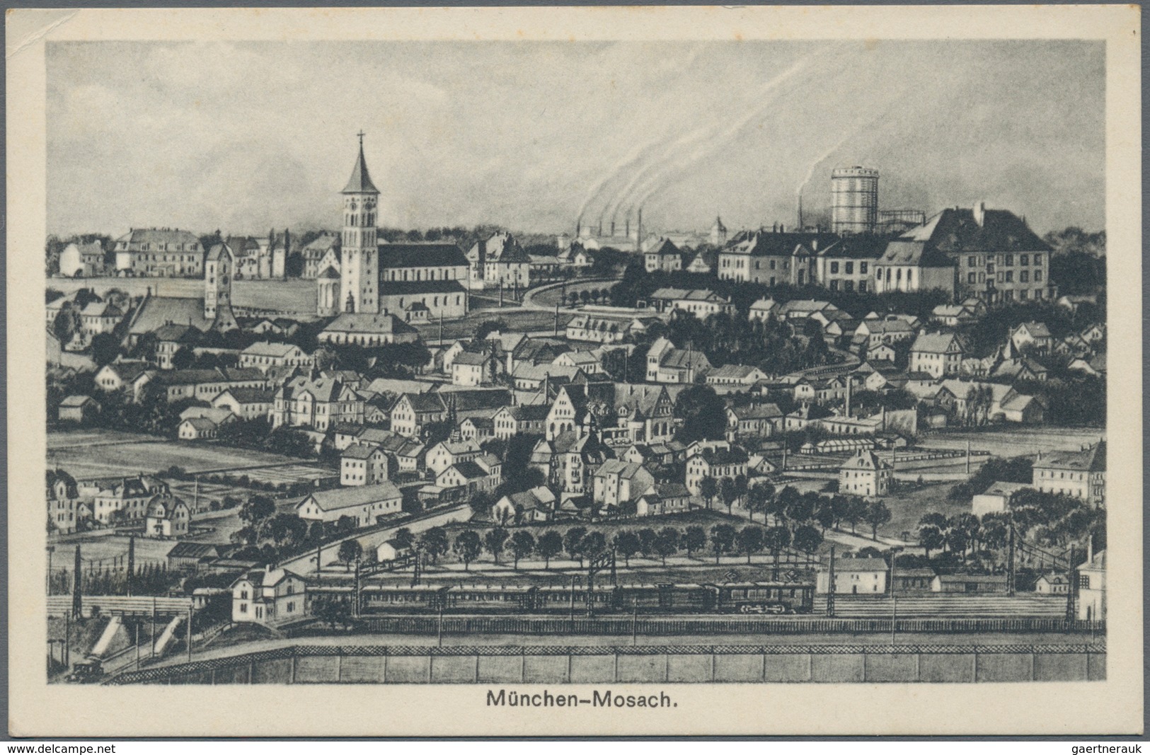 Ansichtskarten: Bayern: MÜNCHEN MOOSACH, 56 Historische Ansichtskarten, Inklusive Dubletten, Ab 1899 - Other & Unclassified