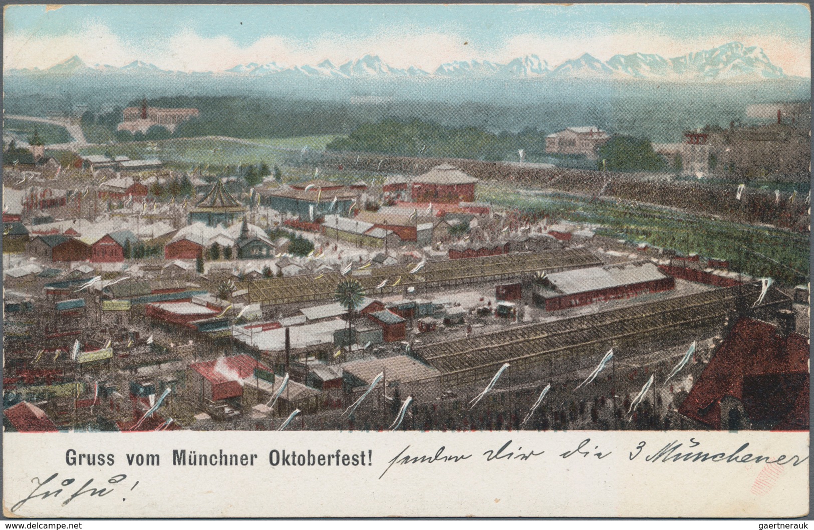 Ansichtskarten: Bayern: MÜNCHEN OKTOBERFEST, Schachtel Mit über 160 Historischen Ansichtskarten Ab C - Andere & Zonder Classificatie