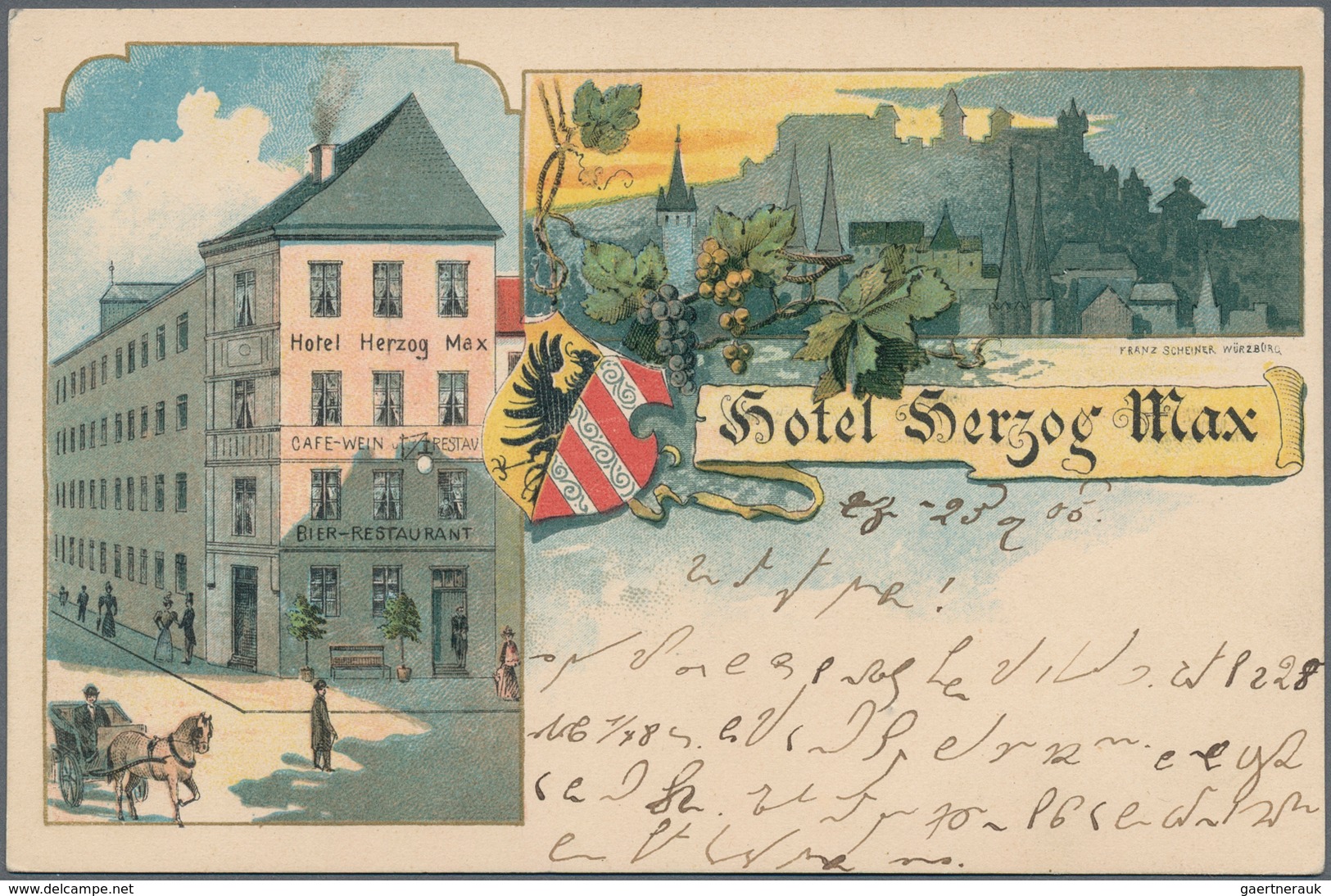 Ansichtskarten: Bayern: NÜRNBERG (8500): 1898/1935 Ca., Gastronomie & Hotellerie, Sammlung Von Ca. 1 - Andere & Zonder Classificatie