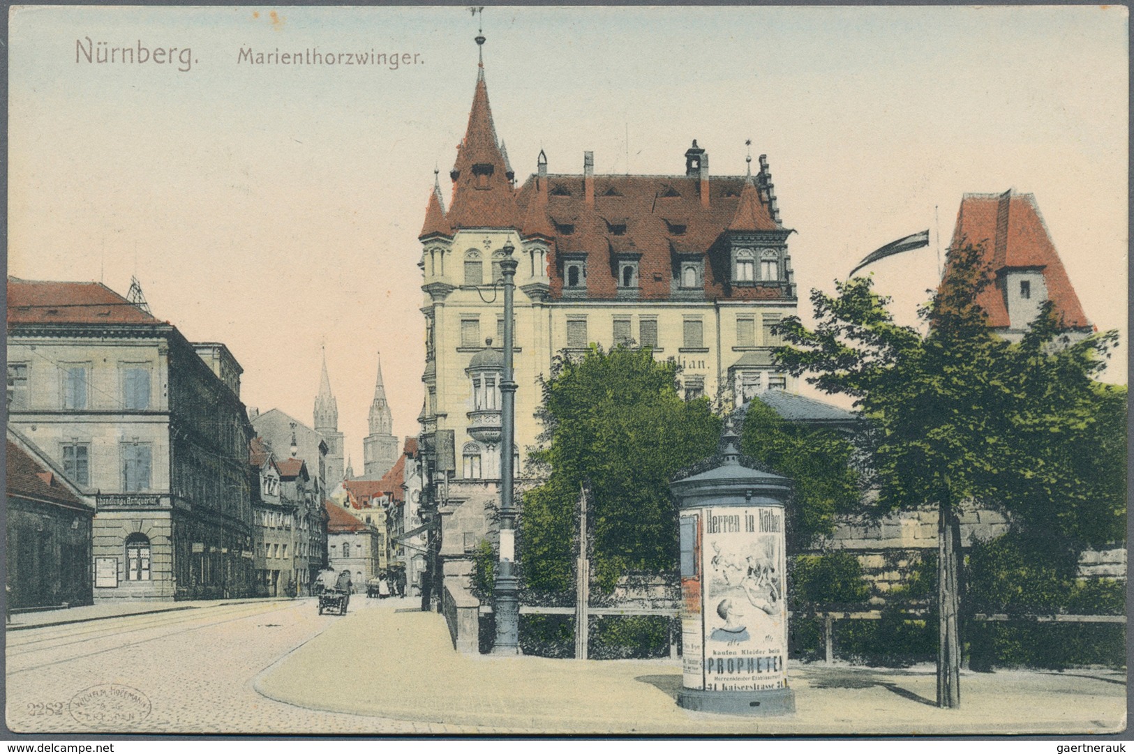Ansichtskarten: Bayern: NÜRNBERG (8500): 1900/1940 Ca., Innenstadt - Straßen & Plätze, Sammlung Von - Other & Unclassified