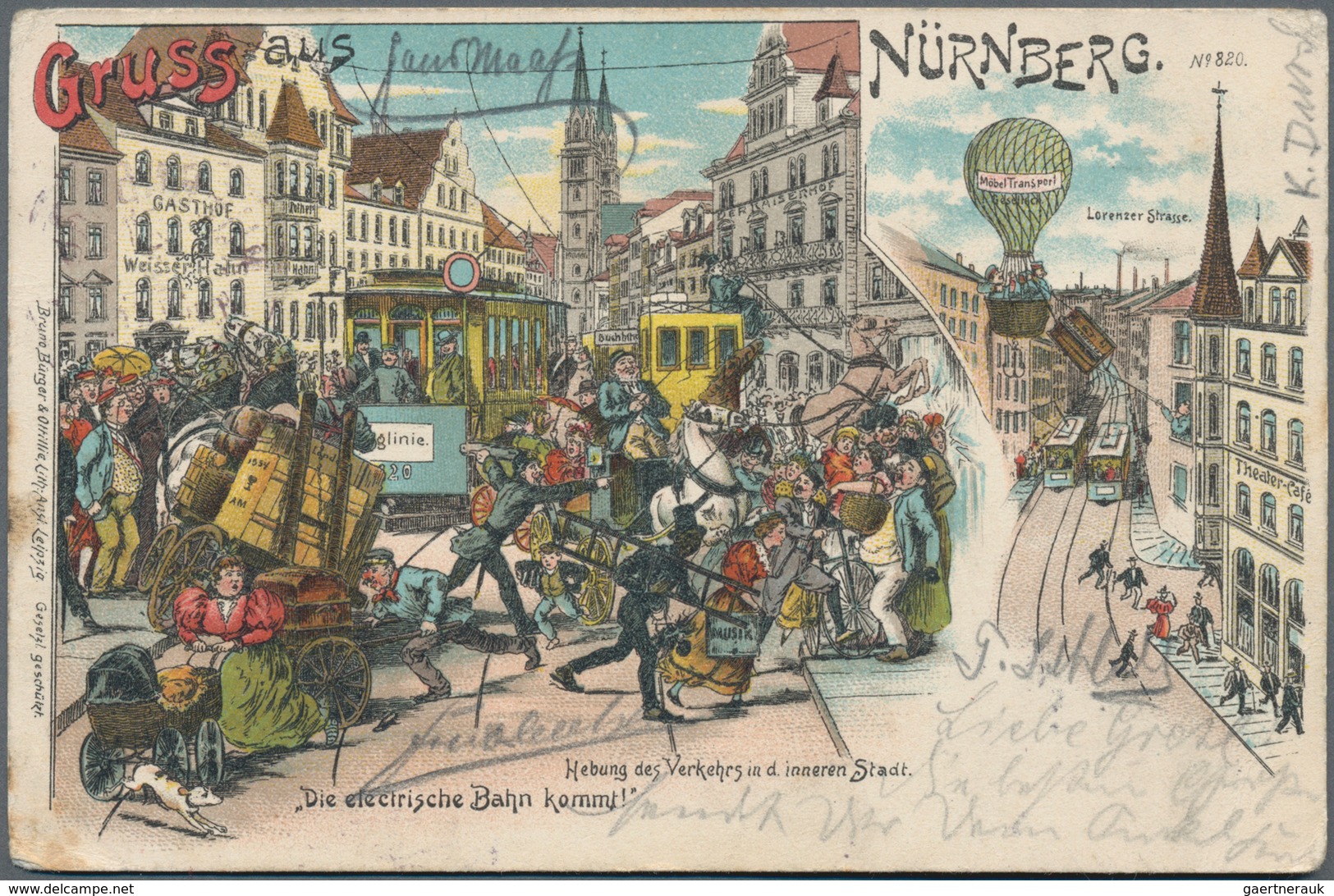 Ansichtskarten: Bayern: NÜRNBERG, Schachtel Mit über 80 Historischen Ansichtskarten Ab Ca 1890. Sehe - Other & Unclassified