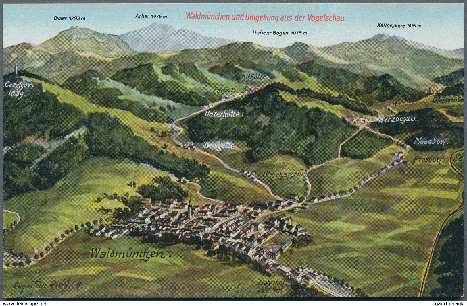 Ansichtskarten: Bayern: OBERPFALZ (alte PLZ 840,841 Und 845-849), Partei Mit über 200 Alten Ansichts - Andere & Zonder Classificatie