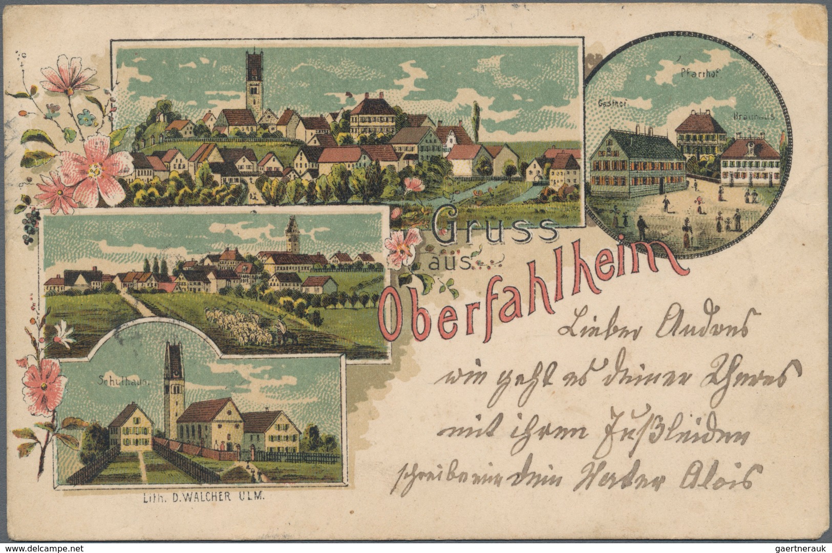 Ansichtskarten: Bayern: SCHWABEN, Schachtel Mit Gut 130 Historischen Ansichtskarten Ab Ca. 1898 Bis - Sonstige & Ohne Zuordnung