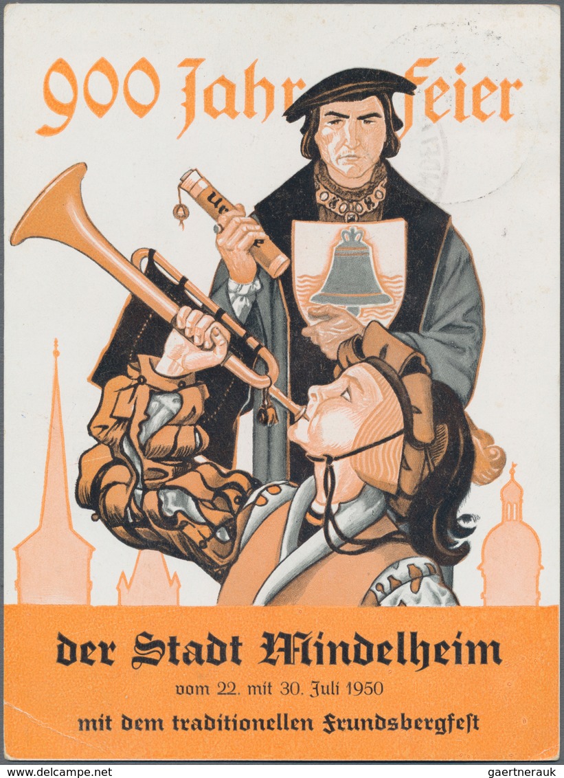 Ansichtskarten: Bayern: SCHWABEN, Schachtel Mit über 400 Historischen Ansichtskarten Ab Ca. 1897 Bis - Sonstige & Ohne Zuordnung