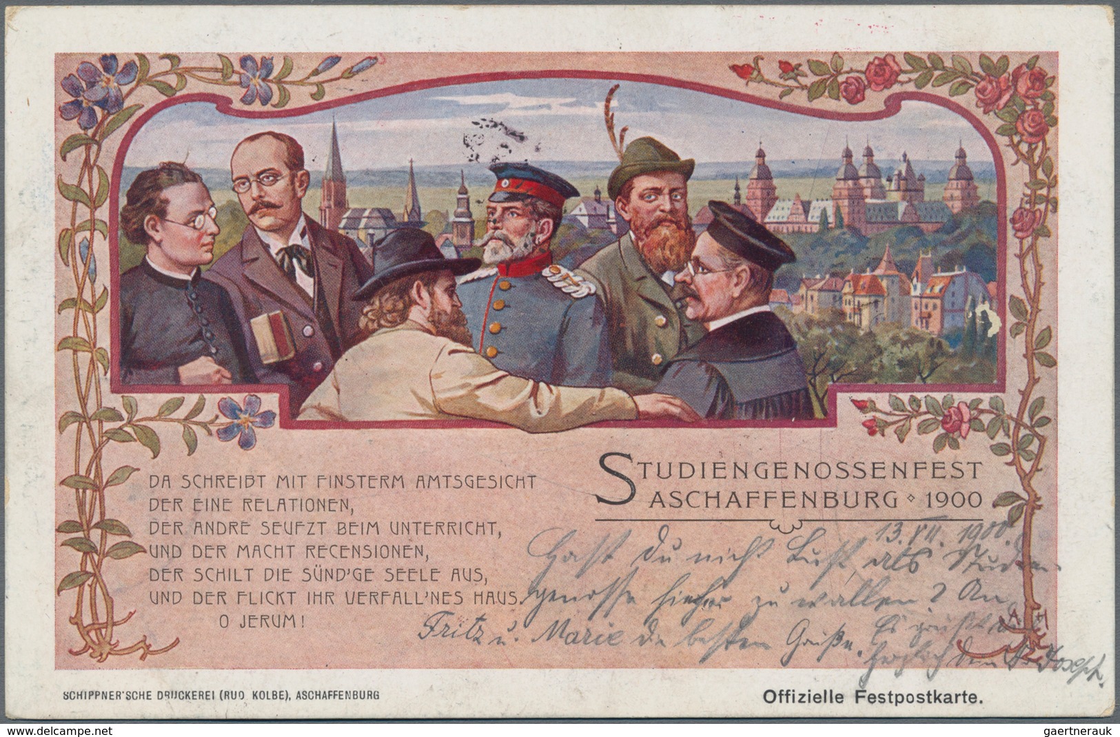 Ansichtskarten: Bayern: UNTERFRANKEN, Schachtel Mit Gut 220 Historischen Ansichtskarten Ab Ca. 1890 - Other & Unclassified