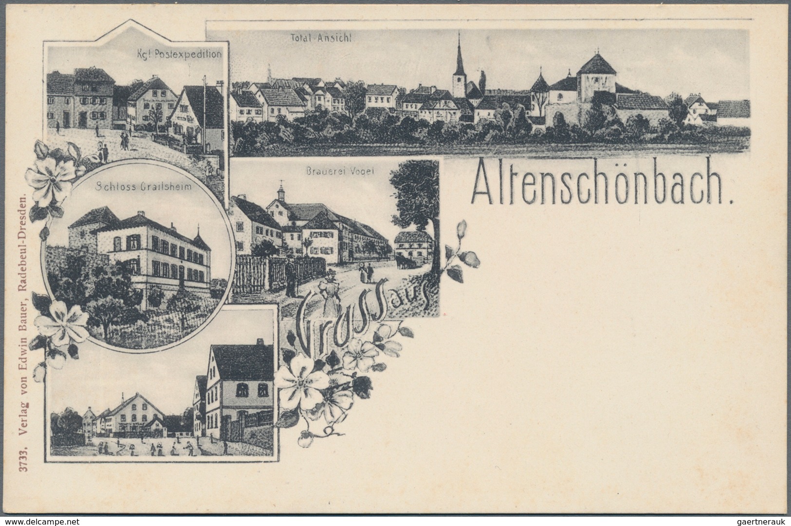 Ansichtskarten: Bayern: UNTERFRANKEN, Schachtel Mit Gut 220 Historischen Ansichtskarten Ab Ca. 1890 - Other & Unclassified