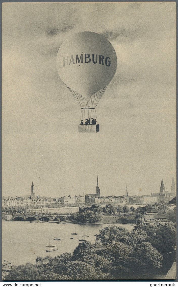 Ansichtskarten: Hamburg: HAMBURG, Umfangreicher Bestand An über 350 Alten Ansichtskarten Sowie Einig - Other & Unclassified