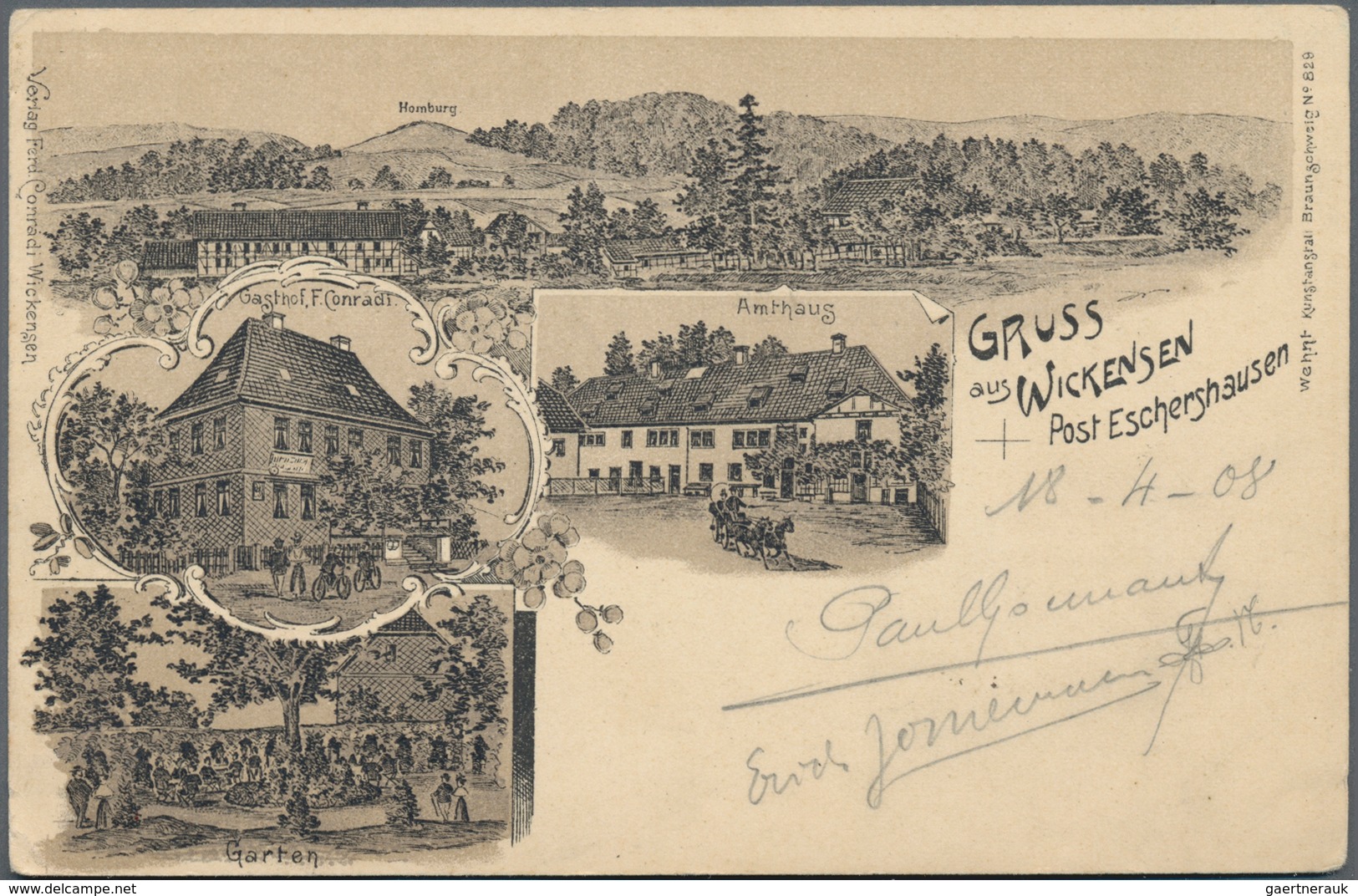 Ansichtskarten: Hessen: KAERTON Mit über 750 Historischen Ansichtskarten Ab Ca. 1889 Bis In Die 1980 - Andere & Zonder Classificatie