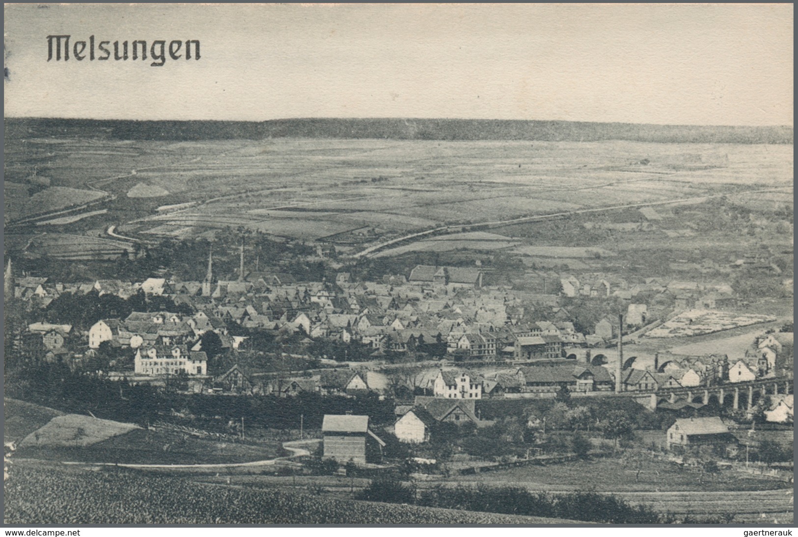 Ansichtskarten: Hessen: SCHACHTEL mit gut 350 historischen Ansichtskarten ab ca. 1885 bis in die 197