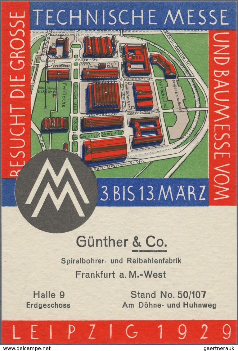 Ansichtskarten: Sachsen: LEIPZIG, Kleines Konvolut LEIPZIGER MESSE, 9 Historische Messekarten Und 7 - Sonstige & Ohne Zuordnung