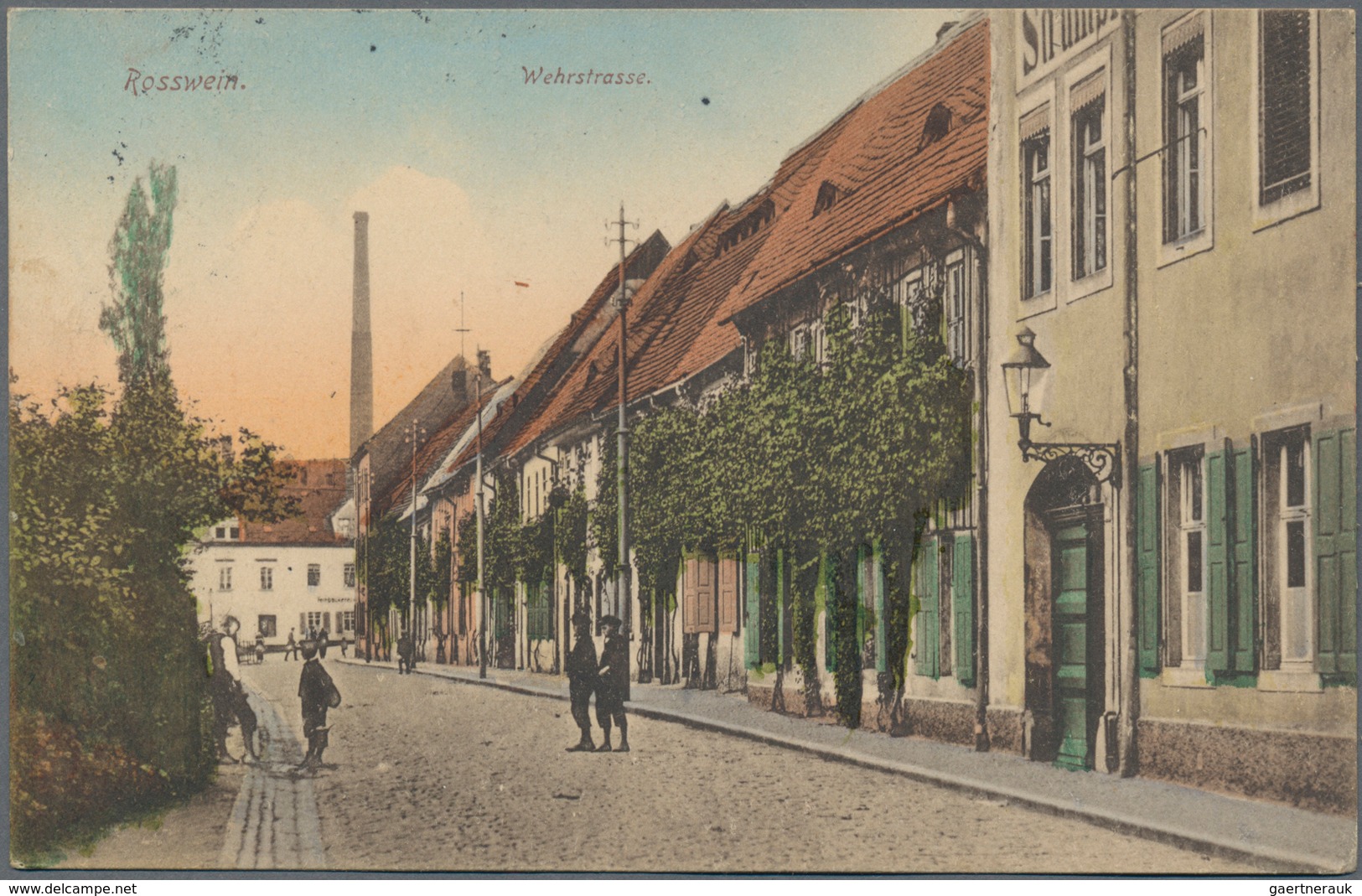 Ansichtskarten: Sachsen: ROSSWEIN (alte PLZ 7304), Kleine Garnitur Mit 33 Historischen Ansichtskarte - Andere & Zonder Classificatie