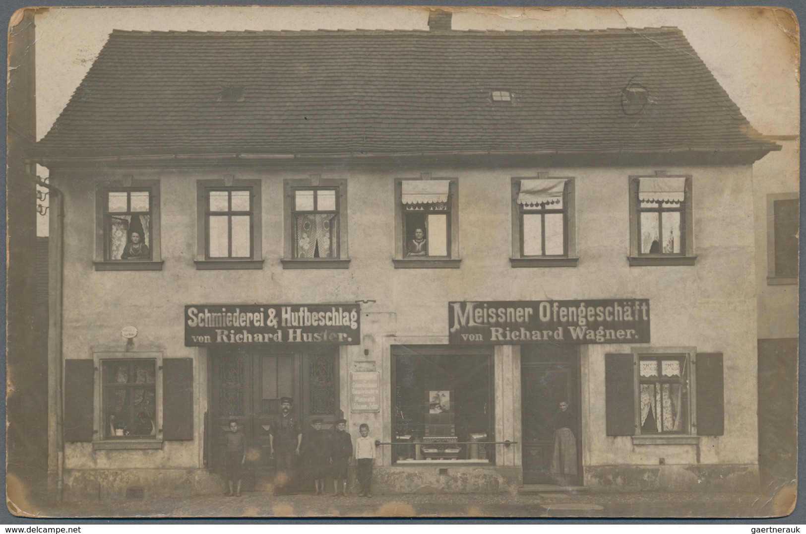 Ansichtskarten: Sachsen: SCHACHTEL Mit Weit über 400 Historischen Ansichtskarten Ab Ca. 1898 Bis In - Other & Unclassified