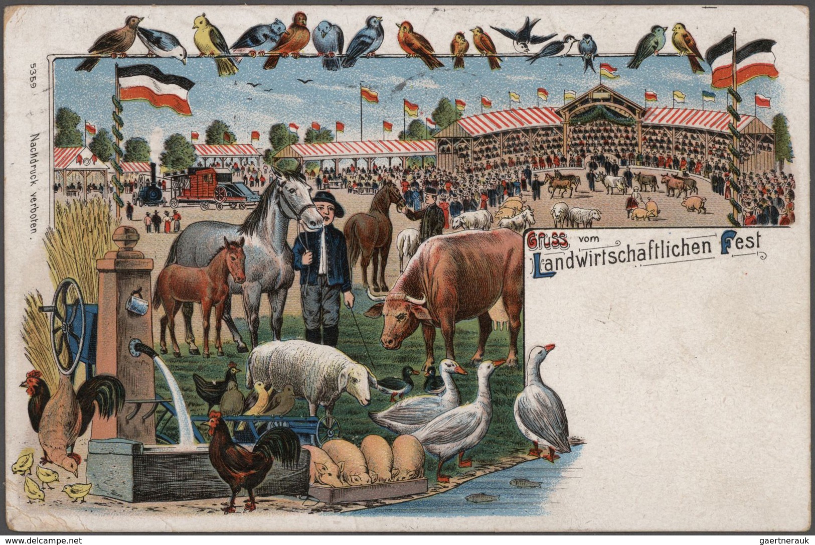Ansichtskarten: LAGERBESTAND, ein voluminöser Bestand an weit über 35.000 historischen Ansichtskarte