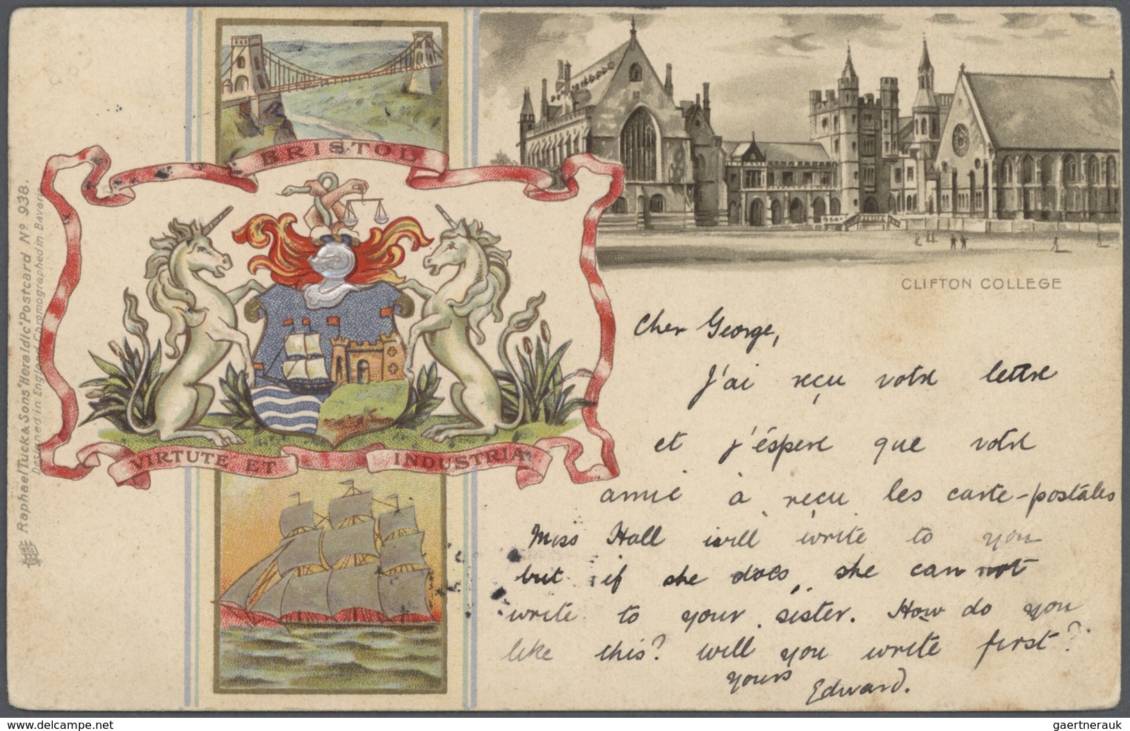 Ansichtskarten: Großbritannien - 1896/1935, Umfangreicher Bestand Von Ca. 16800 Historischen Ansicht - 500 Postcards Min.