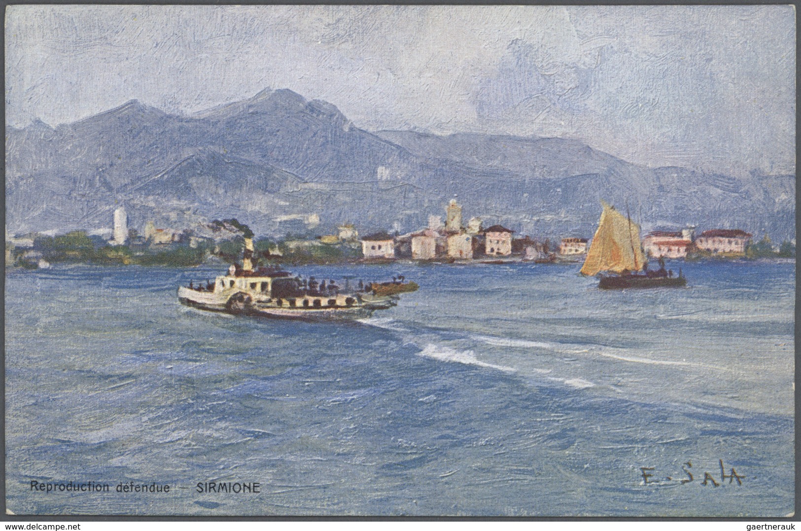 Ansichtskarten: Italien - 1898/1940, Trentino Mit Dem Gardasee Als Sehr Umfangreicher Bestand Von Fa - 500 Postcards Min.