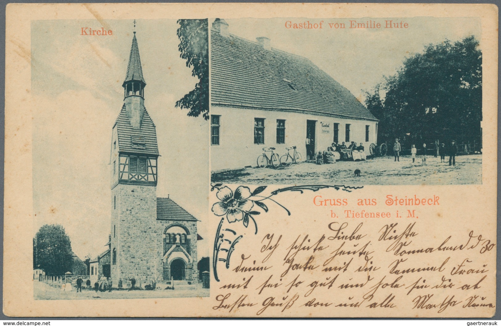 Ansichtskarten: KARTON Mit Zwei Alben In Denen Sich 190 Historische Ansichtskarten Befinden. Eine Se - 500 Postcards Min.