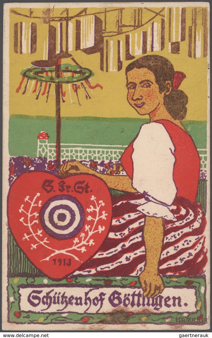 Ansichtskarten: 1900-1950, Partie Mit Rund 130 Karten Aus Aller Welt, Zumeist Foto-AK Mit Straßenzüg - 500 Postcards Min.