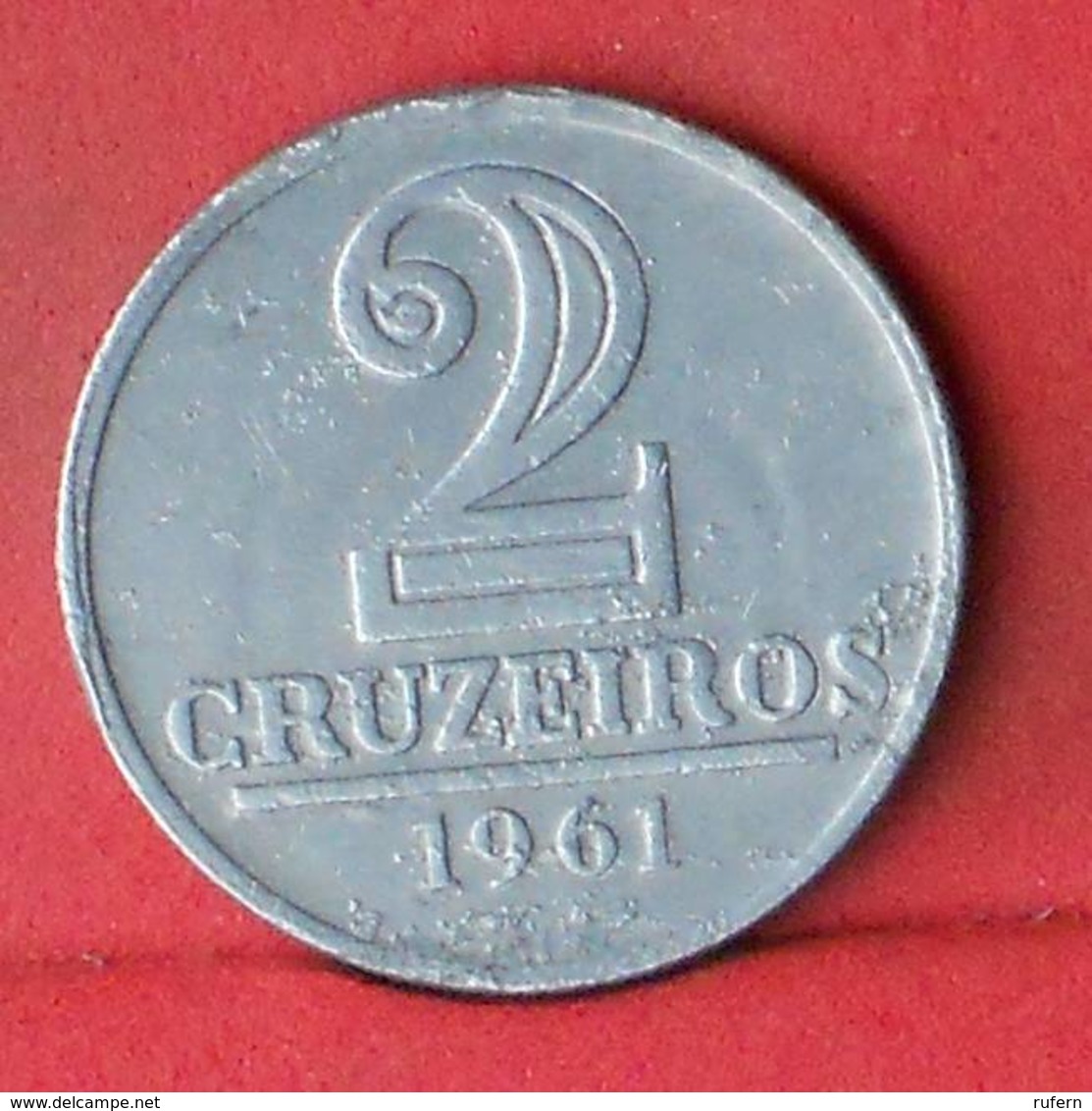 BRAZIL 2 CRUZEIROS 1961 -    KM# 571 - (Nº33490) - Brésil