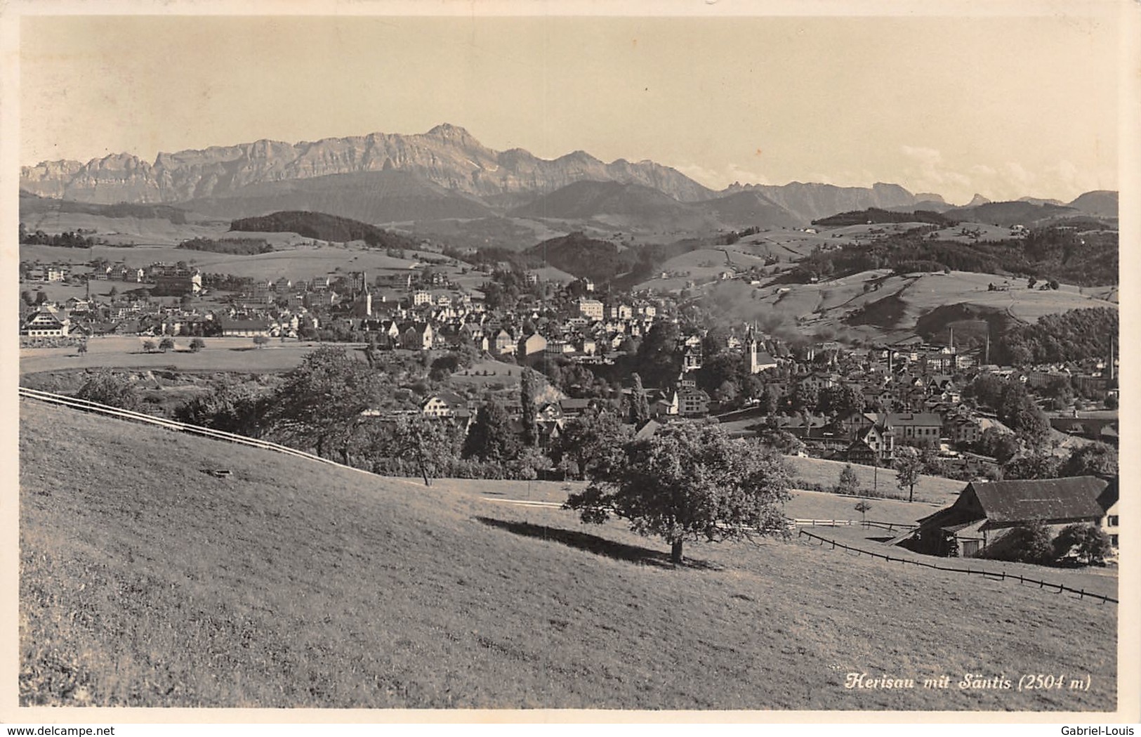 Herisau Mit Säntis - 1932 - Herisau