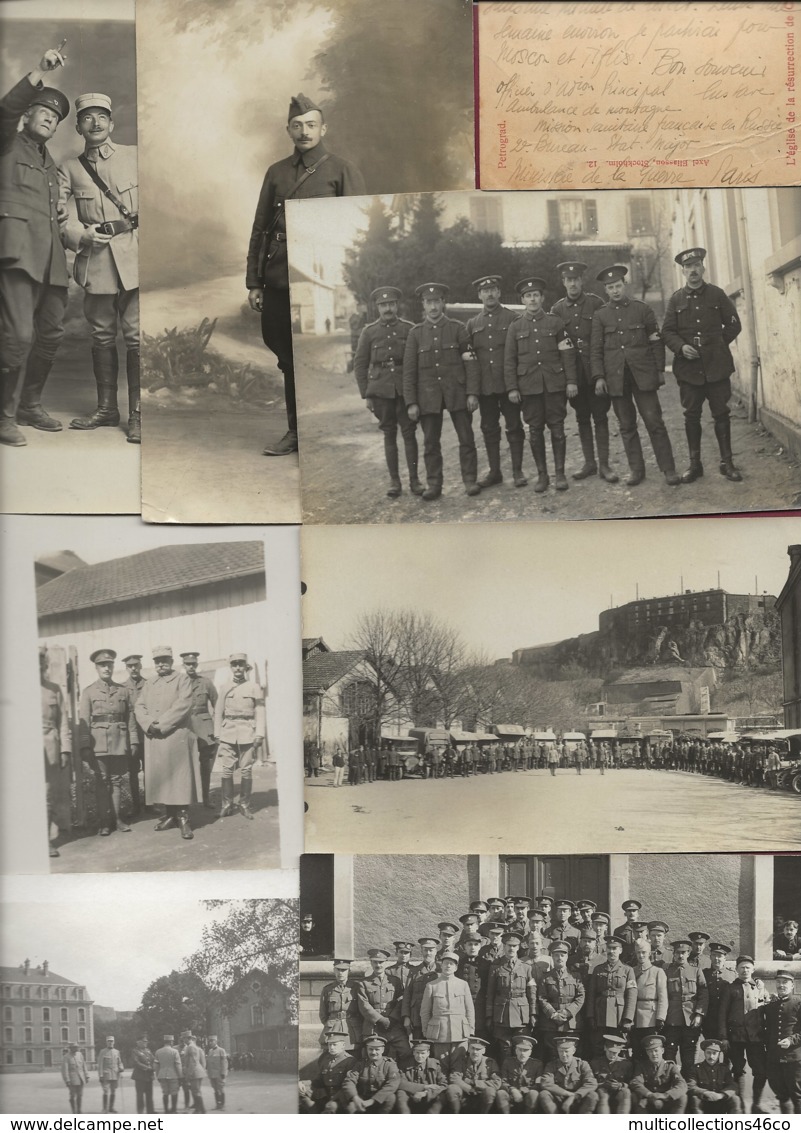 250120A - Lot CARTE PHOTO GUERRE 1914 18 BELFORT RUSSIE Ambulance Alpine Mission Sanitaire Croix Rouge Caucase - Guerre 1914-18