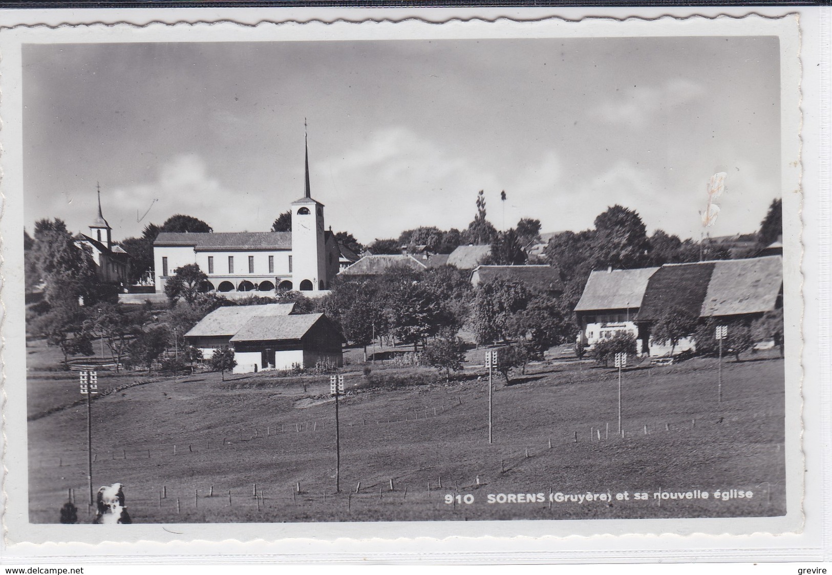 Sorens Et Sa Nouvelle église - Sorens