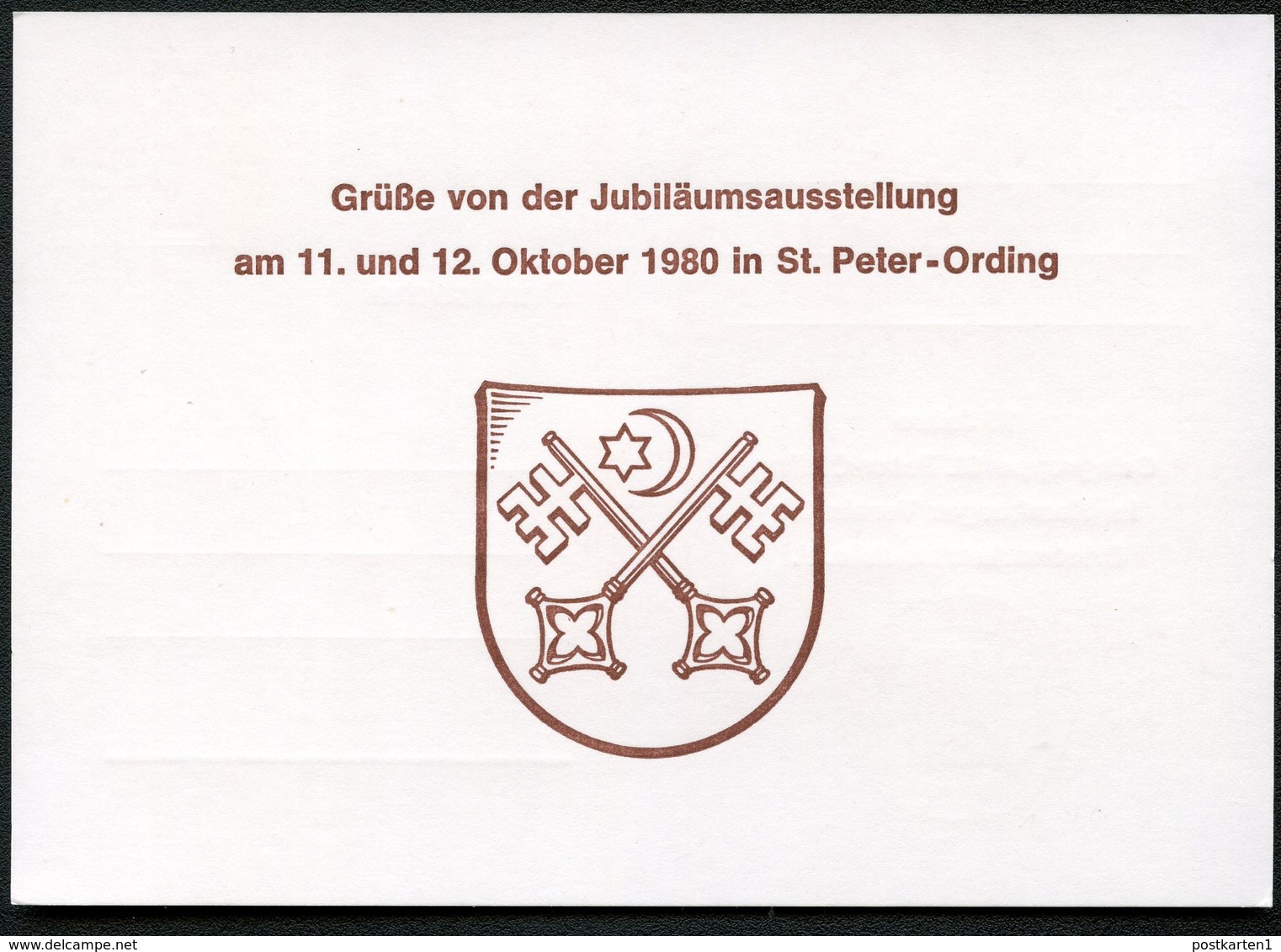 Bund PP101 D2/004 HAMBURG STADTWAPPEN 1980 - Cartoline Private - Nuovi