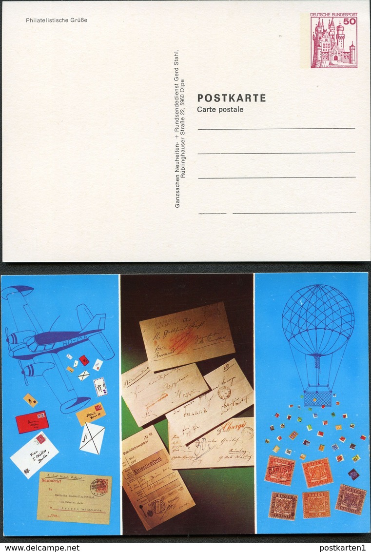 Bund PP102 B2/001 PHILATELISTISCHE GRÜSSE Olpe 1978 - Cartoline Private - Nuovi
