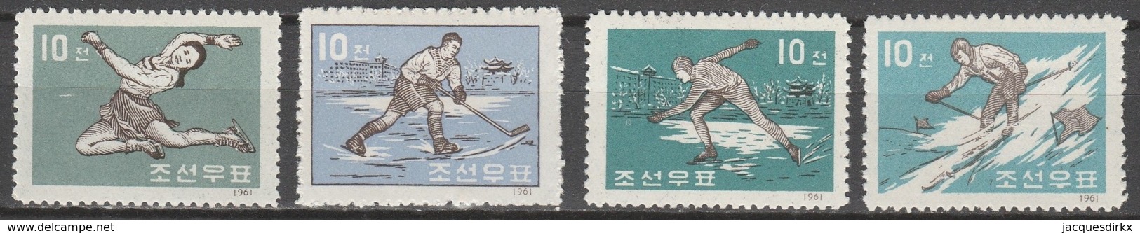 Nord Korea       .     Yvert    .   347/350      .       **       .     Postfrisch   .   /   .    MNH - Corea Del Nord