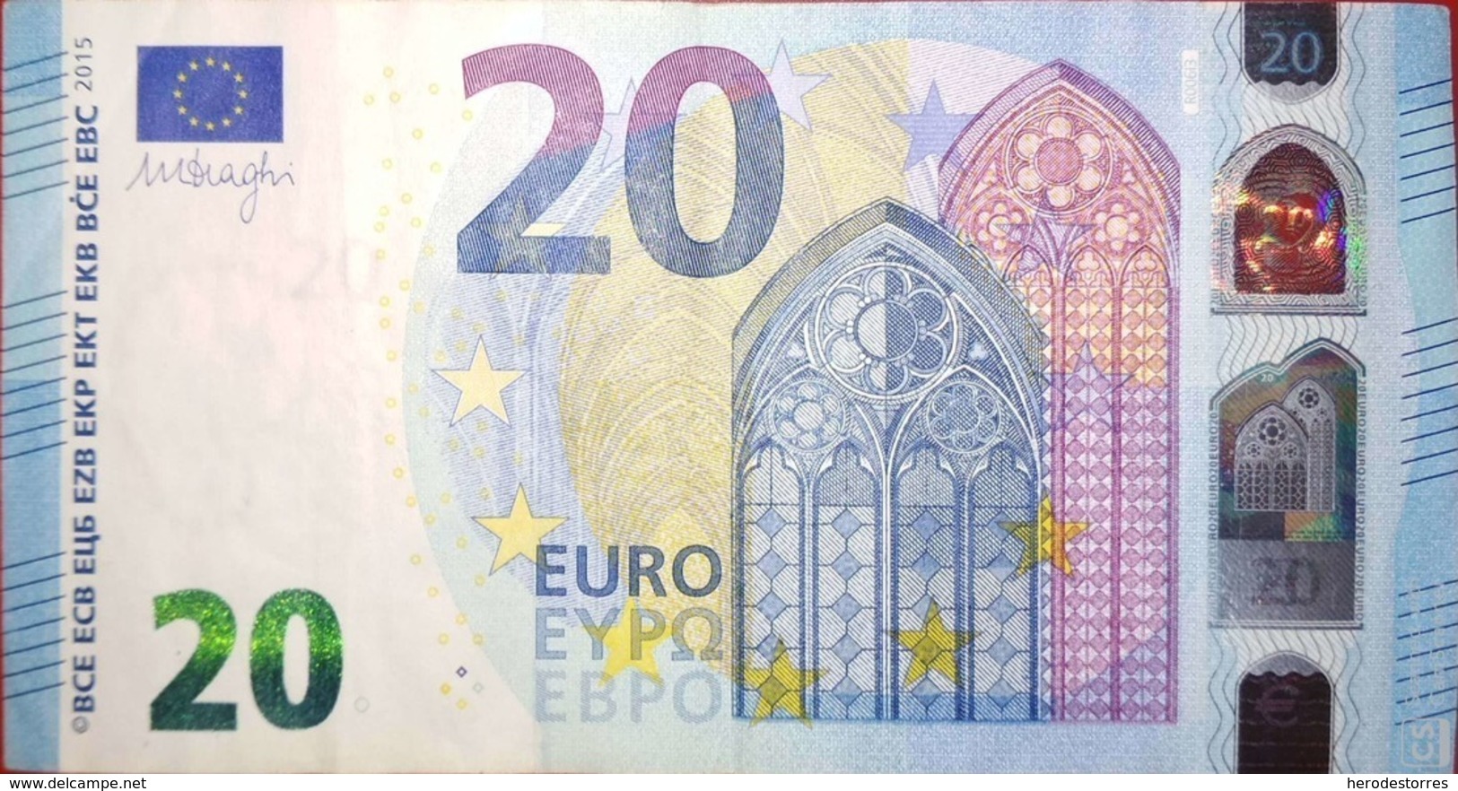 20 EURO ALEMANIA(RA), R006,DRAGHI - 20 Euro