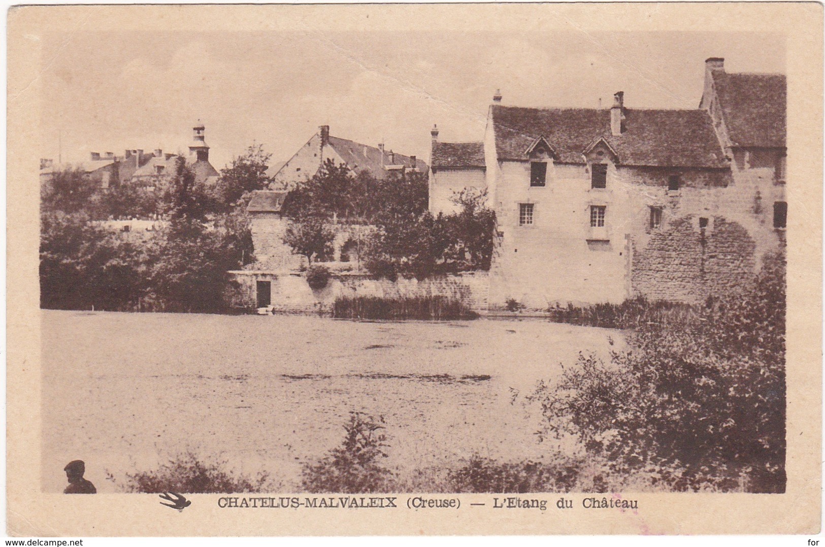 Creuse : CHATELUS-MALVALEIX : L'étang Du Chateau - Chatelus Malvaleix