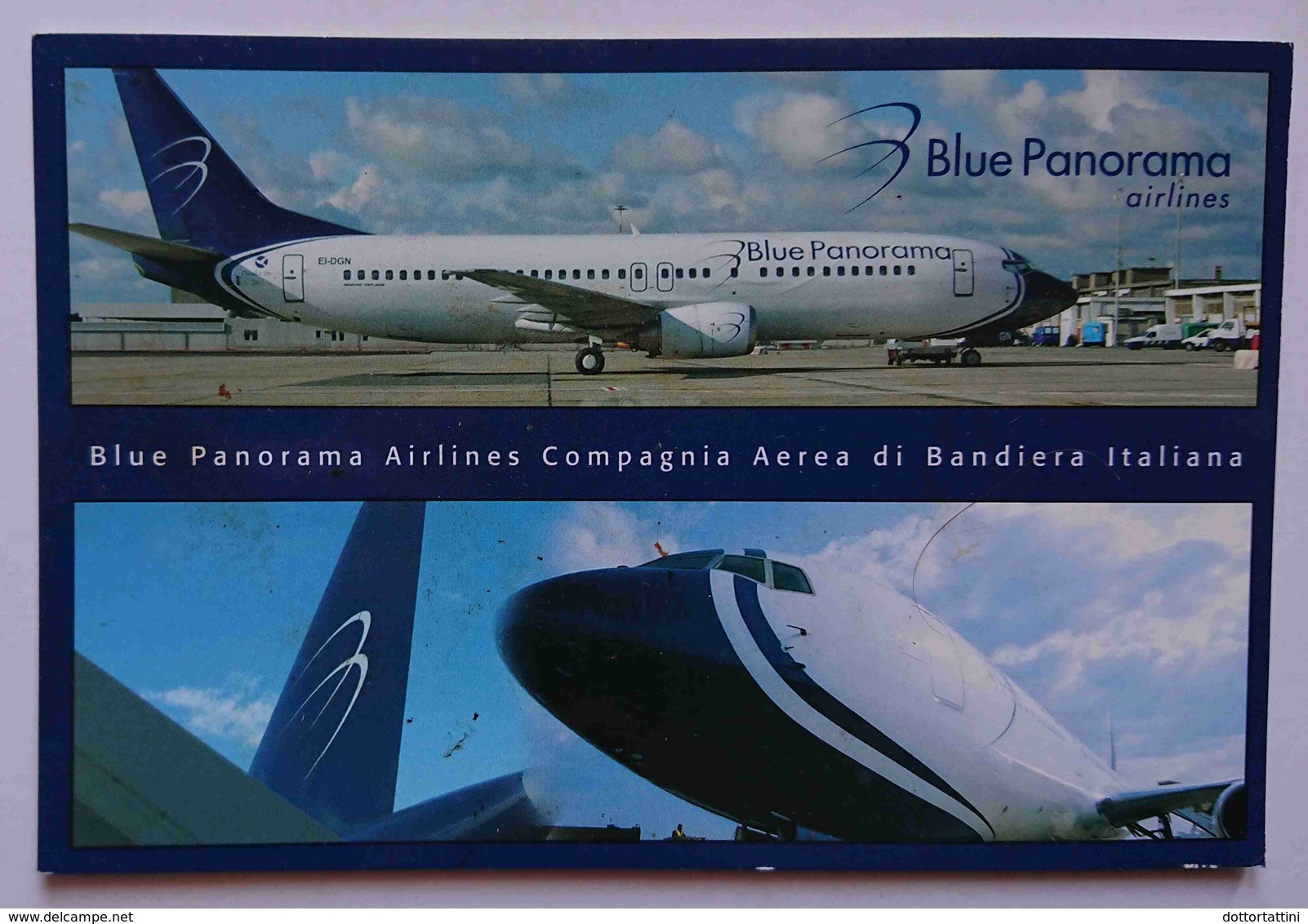 BLUE PANORAMA AIRLINES - Compagnia Aerea Di Bandiera Italiana - Airline  Nv - 1946-....: Era Moderna