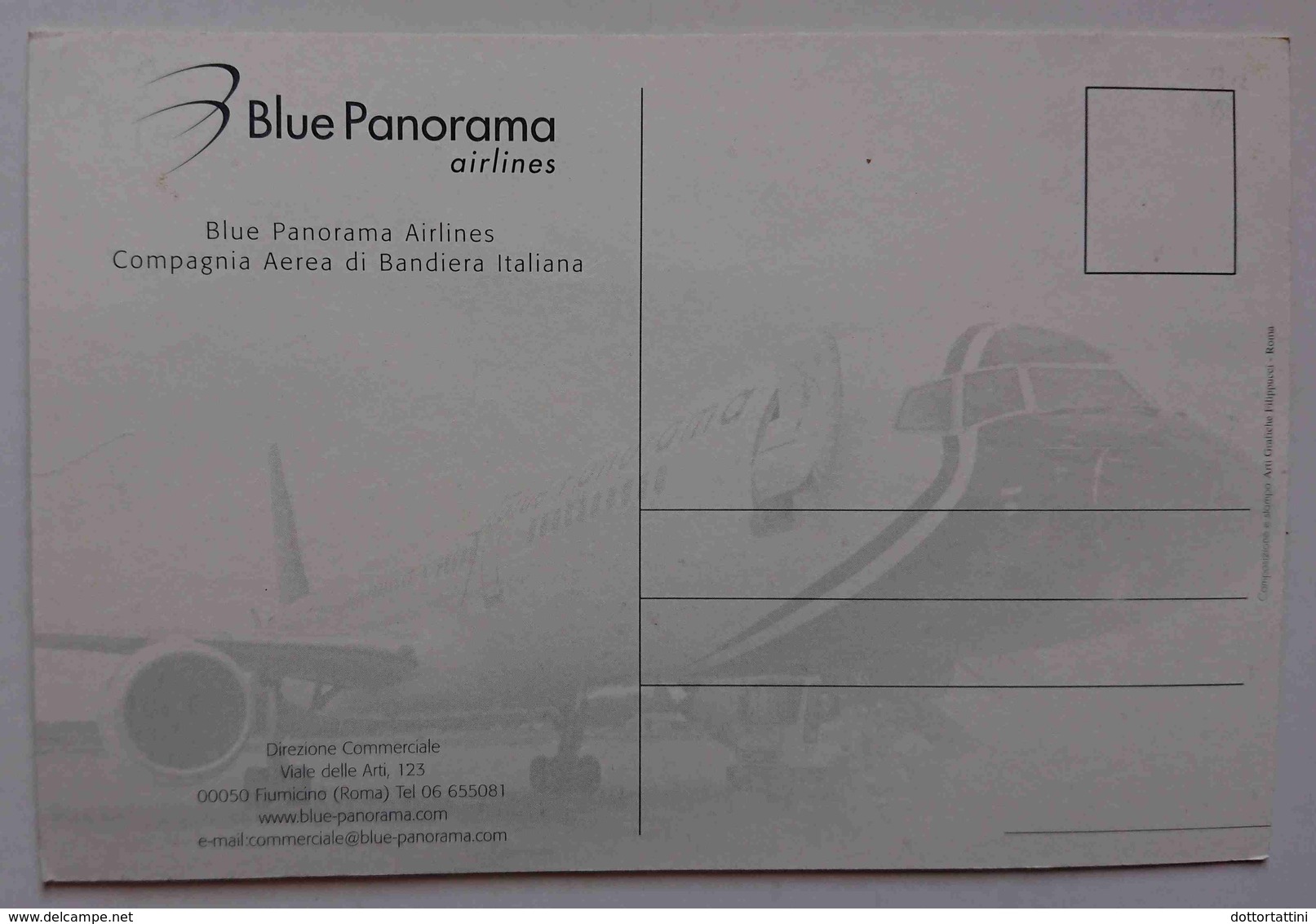 BLUE PANORAMA AIRLINES - Compagnia Aerea Di Bandiera Italiana - Airline  Nv - 1946-....: Era Moderna