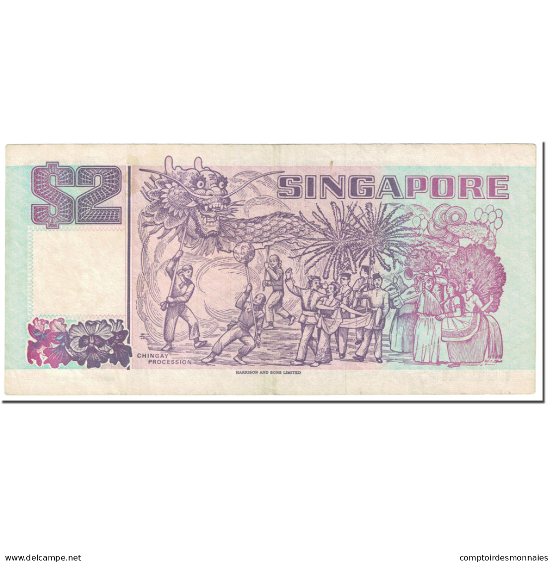 Billet, Singapour, 2 Dollars, 1998, Undated (1998), KM:37, TB - Singapour