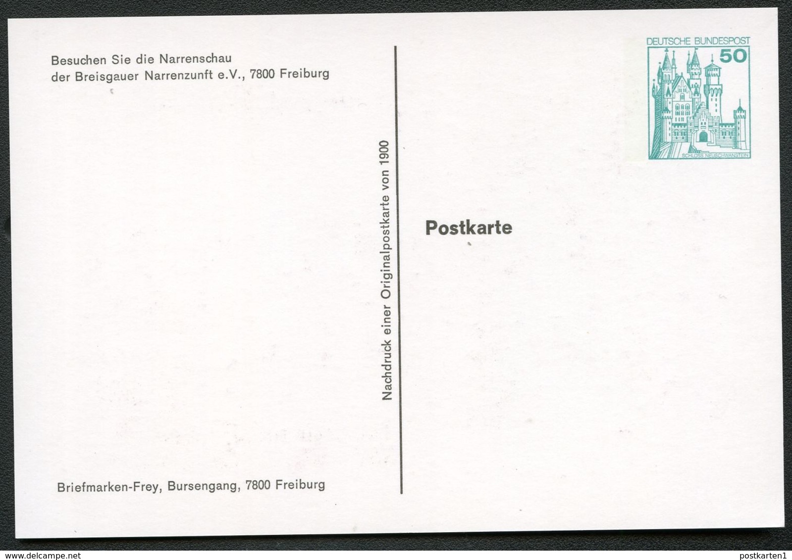 Bund PP103 B2/006 NARRENSTADT FREIBURG 1979 - Cartes Postales Privées - Neuves