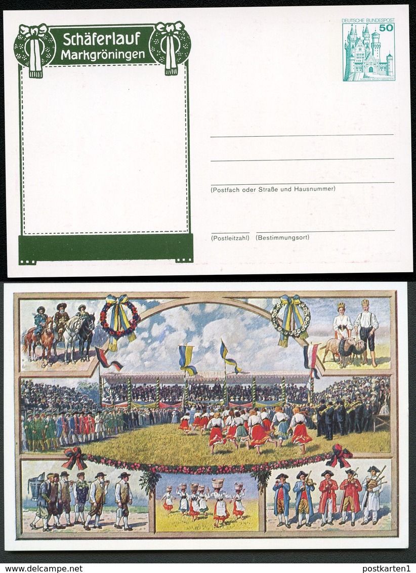 Bund PP103 B2/009 SCHÄFERLAUF MARKGRÖNINGEN 1979 - Private Postcards - Mint