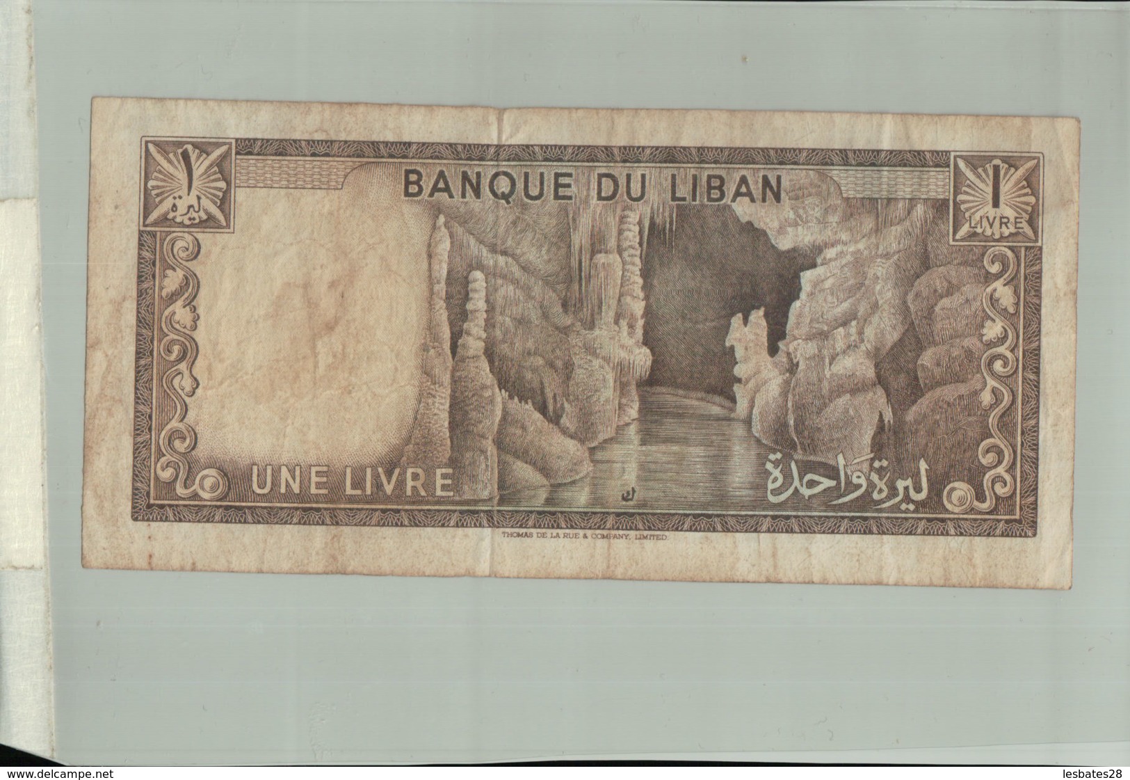 Billet De Banque: 1 Livre (Liban) (1964-1980) Période D'émission : 1964-Janv 2020  Clas Gera - Lebanon