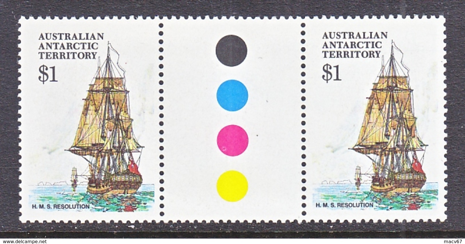 AAT L 52   **   POLAR SAILING SHIP - Unused Stamps