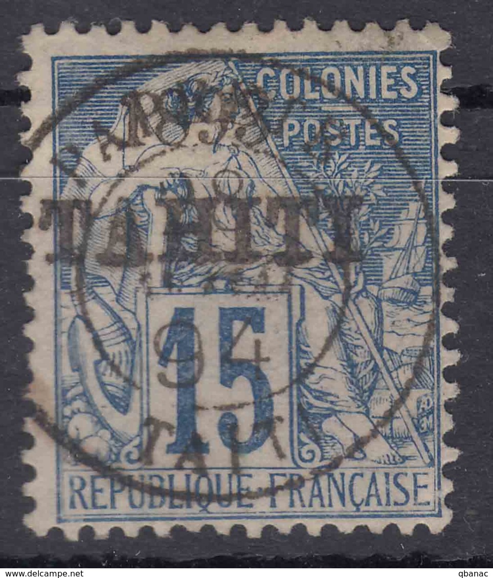 Tahiti 1893 Yvert#24 Used - Oblitérés