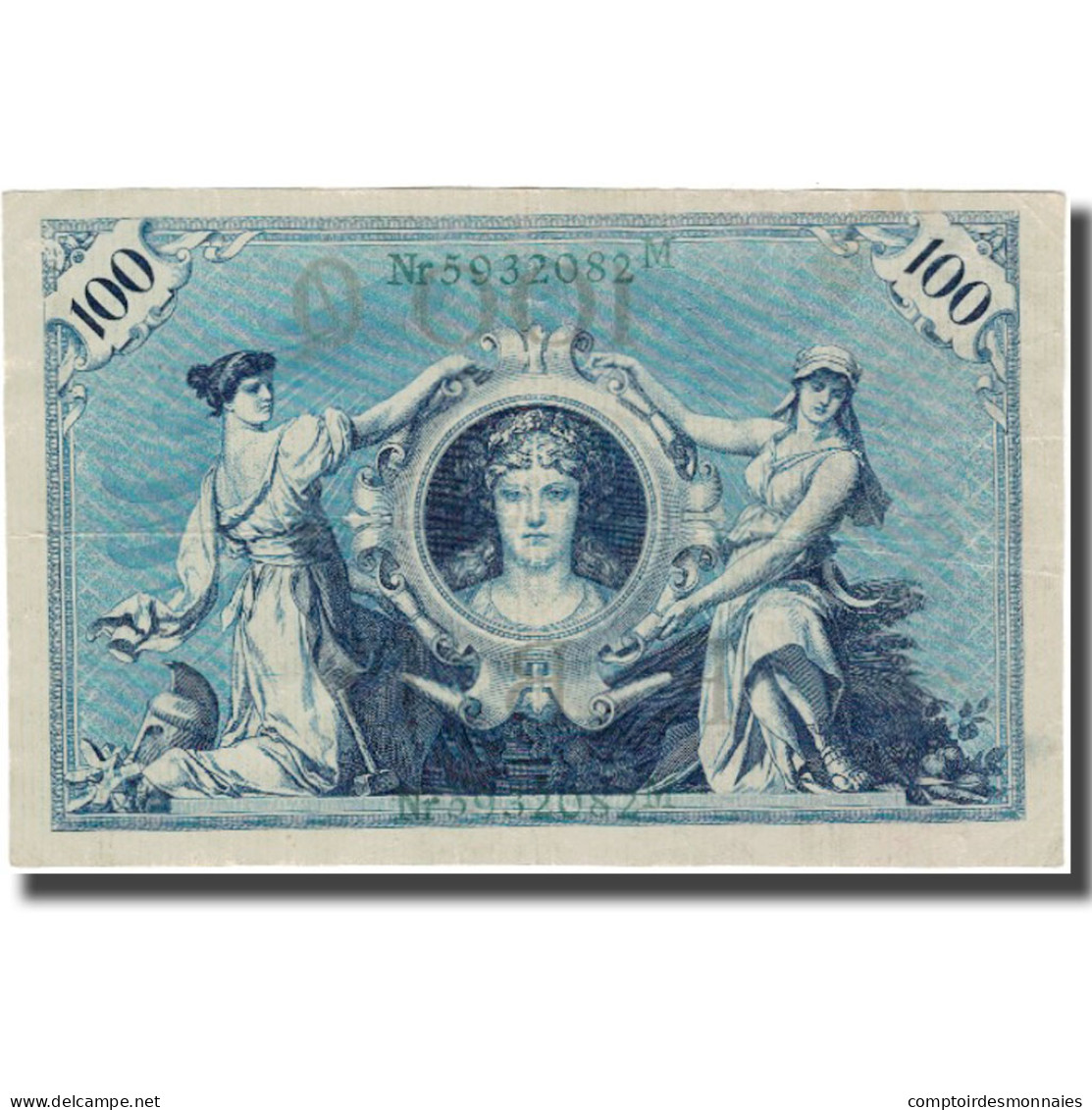 Billet, Allemagne, 100 Mark, KM:34, TTB - 100 Mark