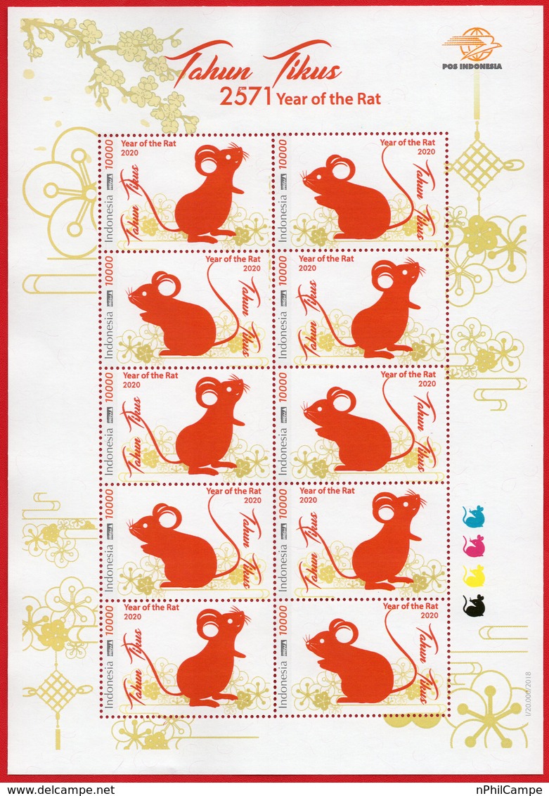 Indonesia 2020, FS  2571 Year Of The Rat MNH - Indonesia