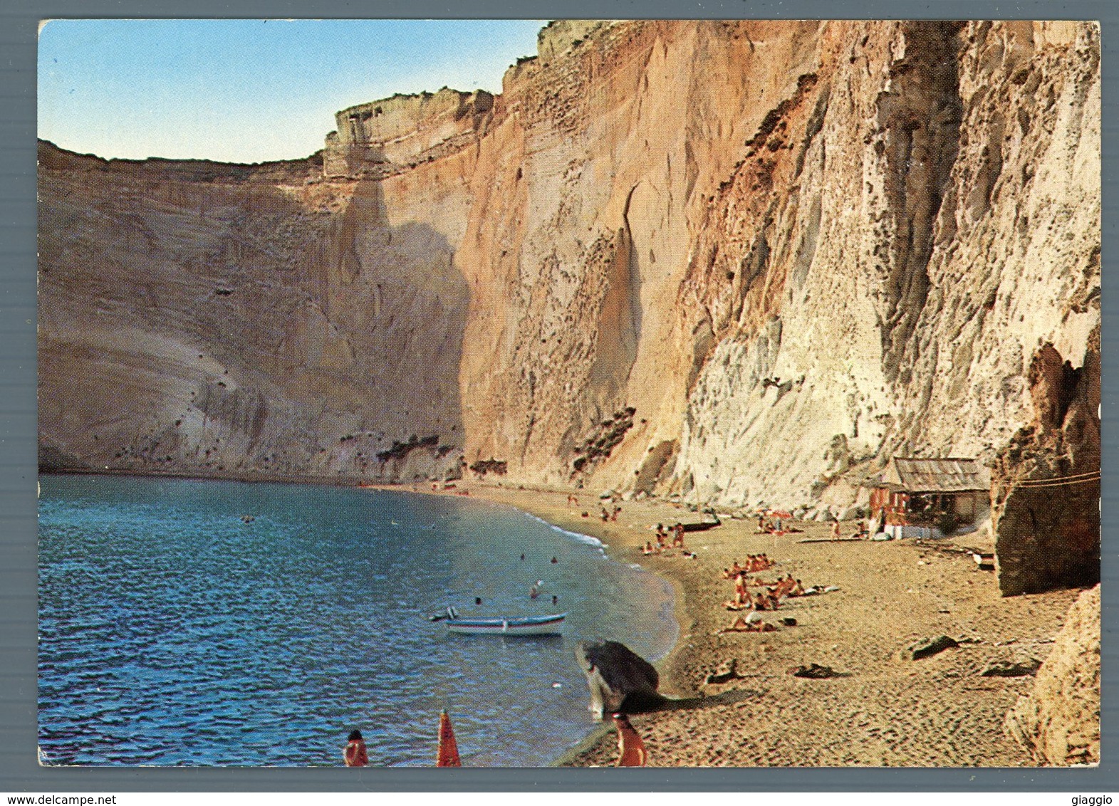 °°° Cartolina - Ponza Spiaggia Chiaia Di Luna Scritta °°° - Latina