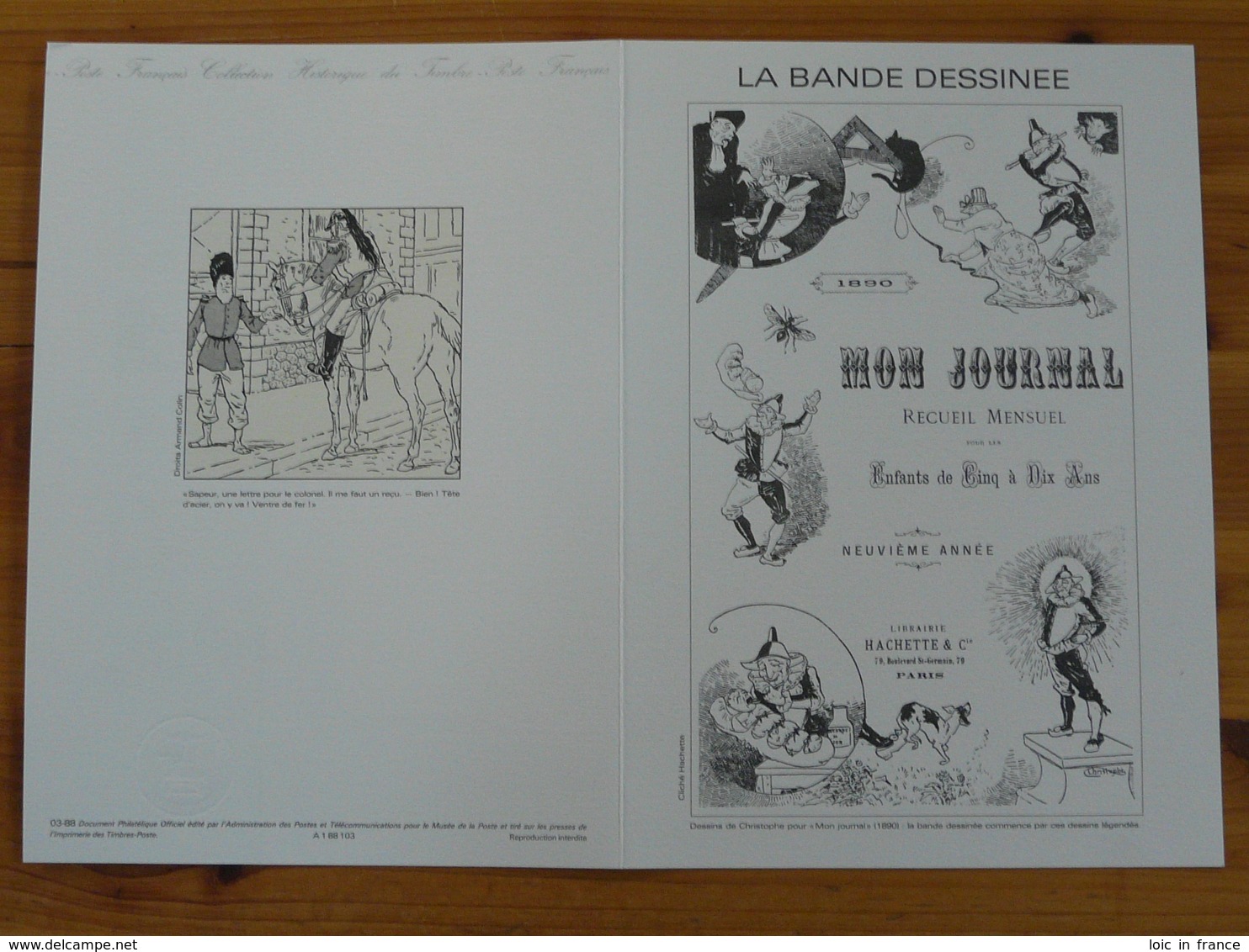 Document Officiel 03-88 Carnet Bande Dessinée 1988 - Stripsverhalen