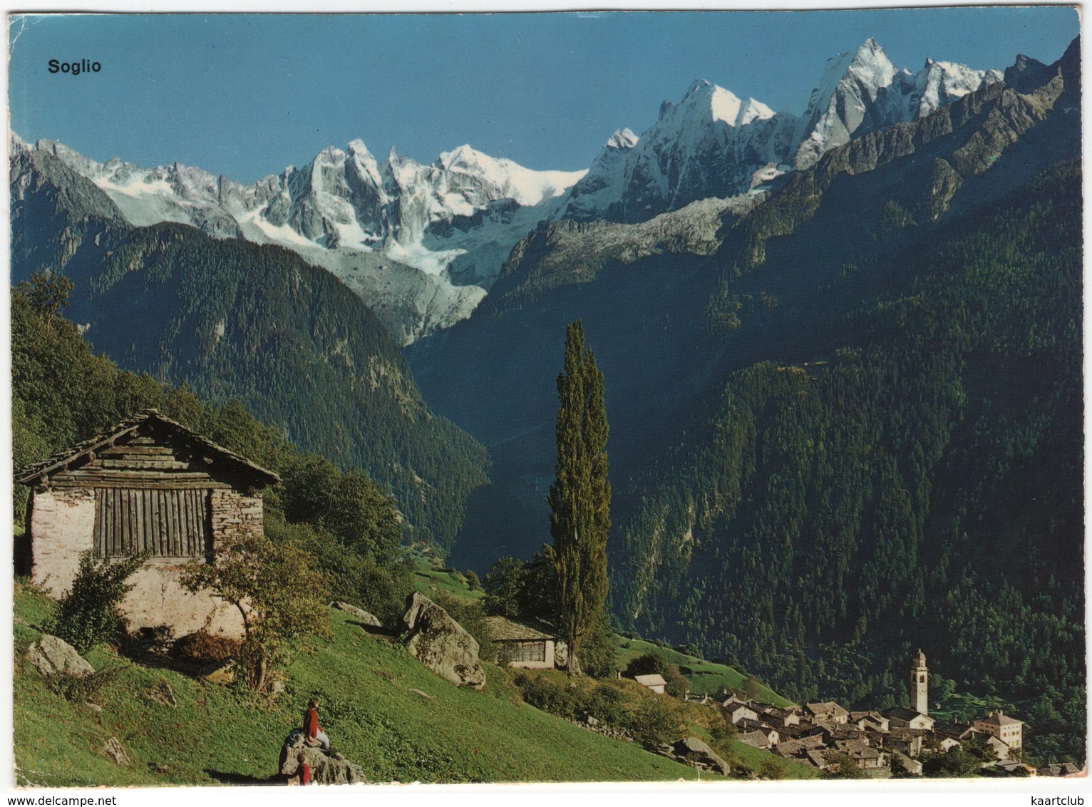 Soglio GR Mit Bondascagruppe - (Suisse/Schweiz) - Soglio