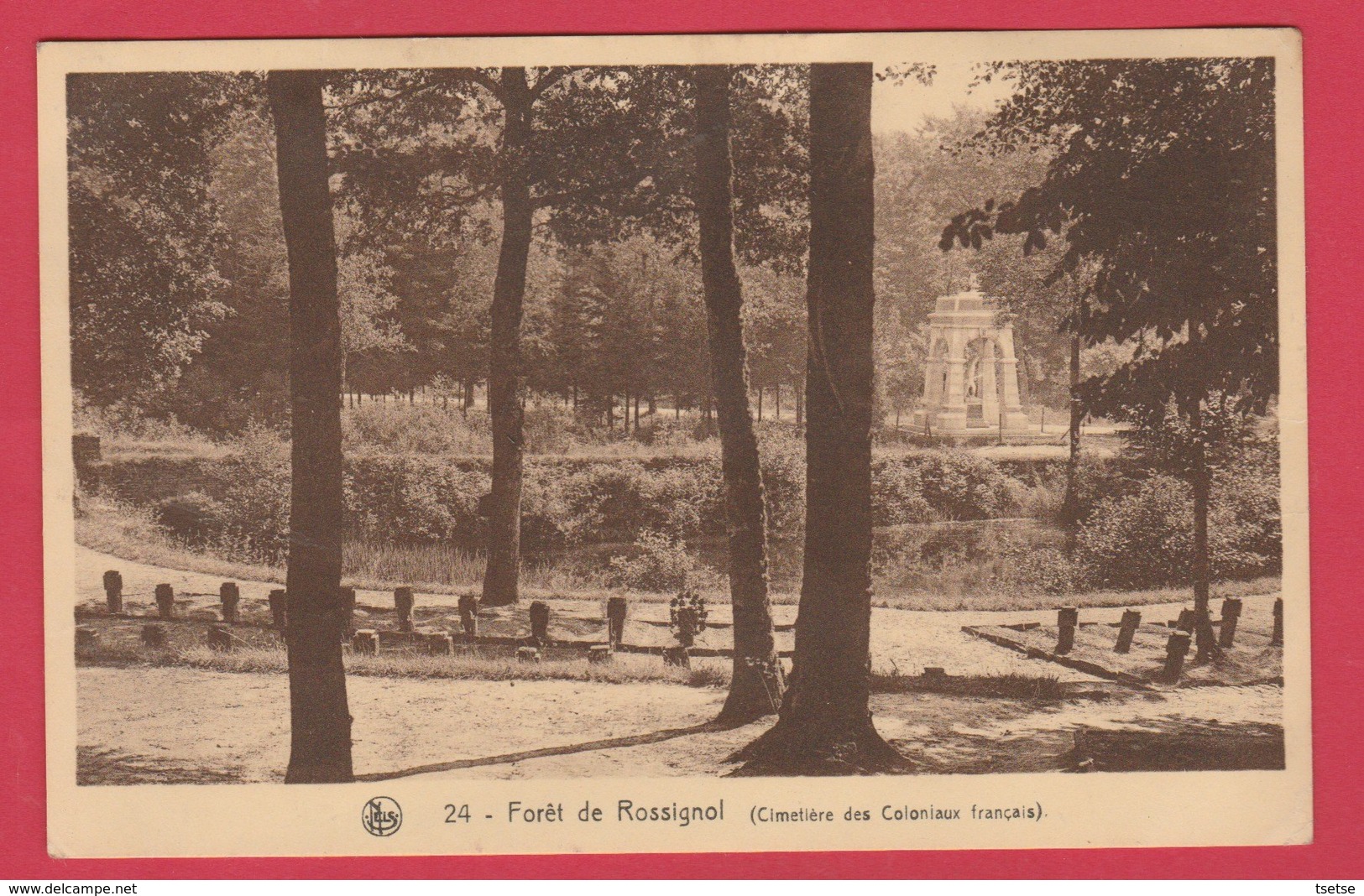 Rossignol - Forêt - Cimetière Des Coloniaux Français ( Voir Verso ) - Tintigny