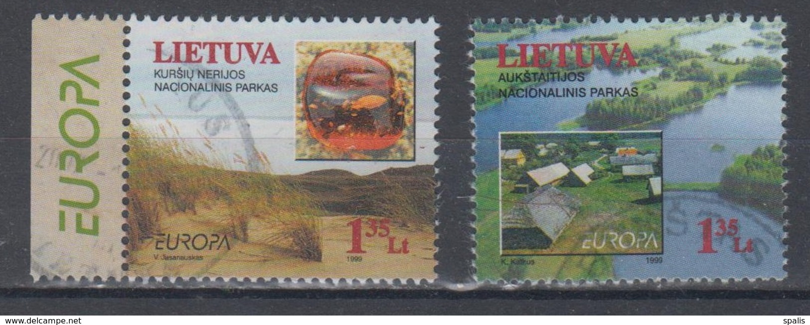 Lithuania 1999 Mi 693-4  Used Europa - Litauen