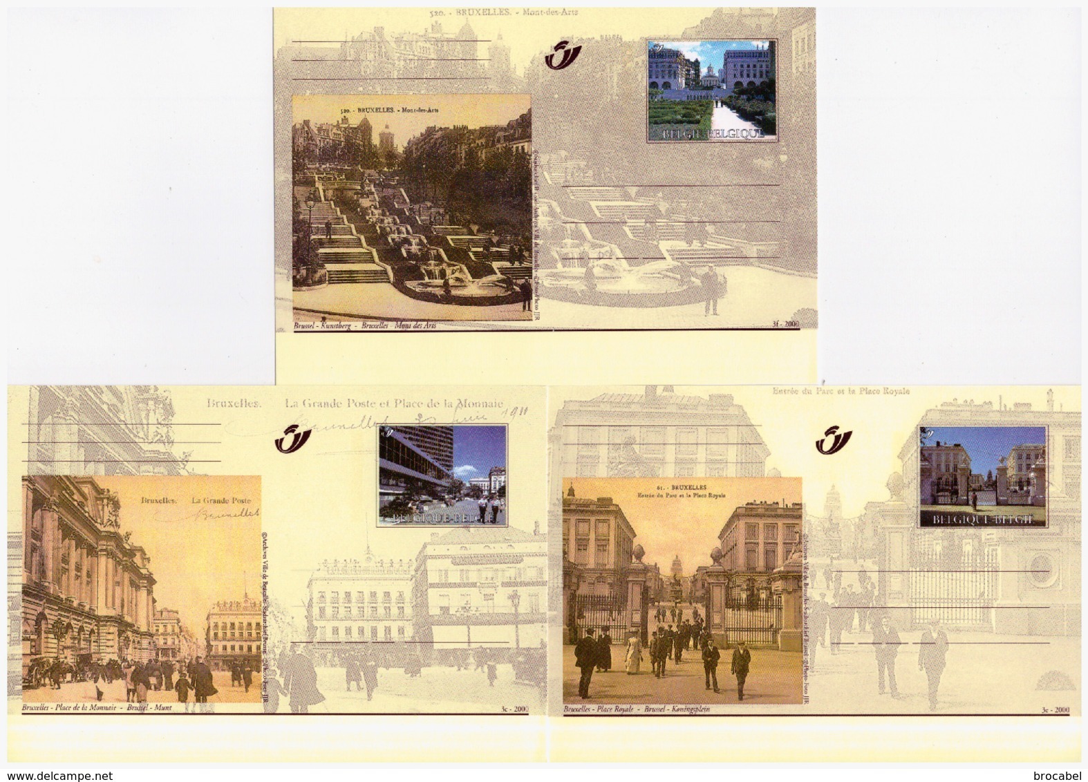 Belgium BK 079/84 Bruxelles 2000 - 6 Kaarten - 6 Cartes - Full Set - Cartes Postales Illustrées (1971-2014) [BK]