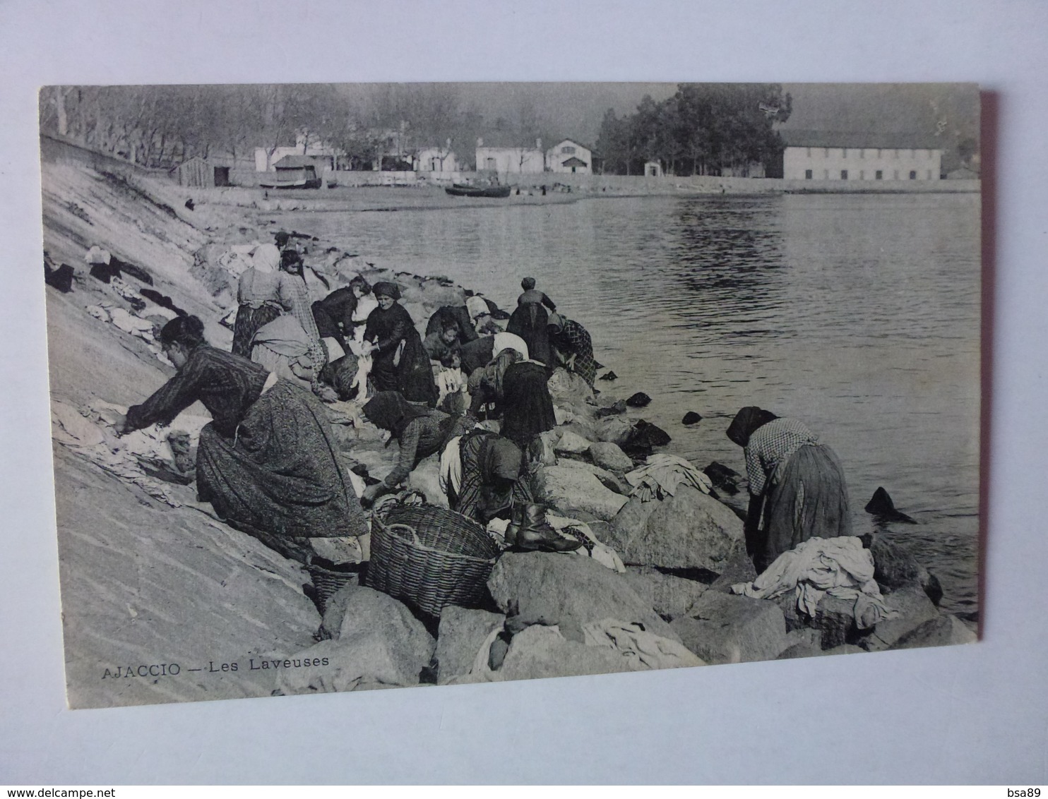 CPA, AJACCIO, LES LAVEUSES, VOIR SCAN - Ajaccio